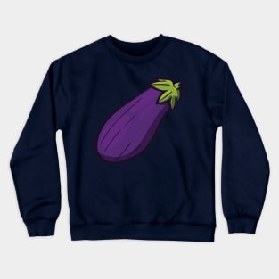 Purple Eggplant Crewneck Sweatshirt